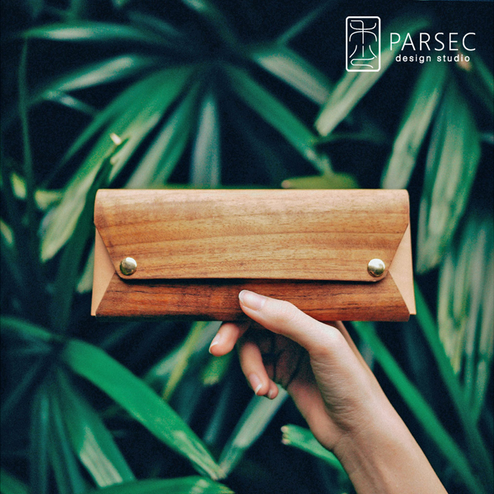 PARSEC|樹革花梨筆袋