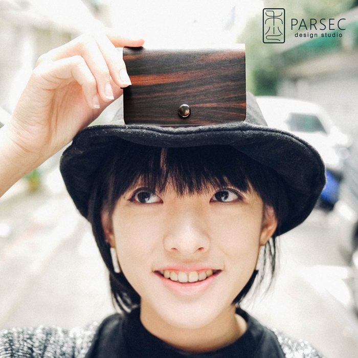 PARSEC|樹革柚木名片夾