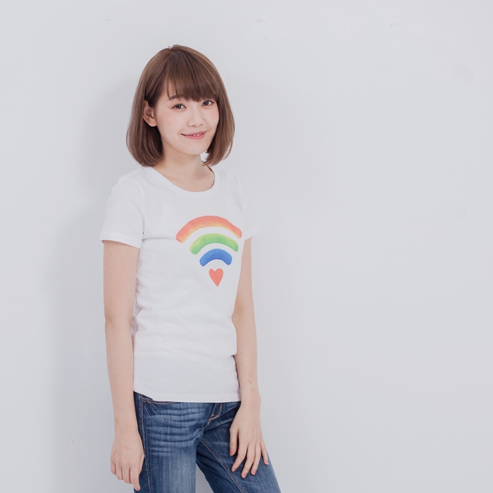 好我 so that′s me|愛的信號短袖蜜桃棉女T