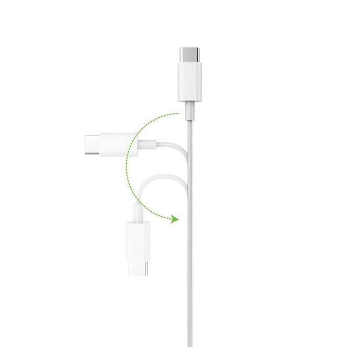 VogDUO | Cable Go 超耐用高速Type-C 3.0 To Type-A 傳輸充電線 (100cm)(典雅白)