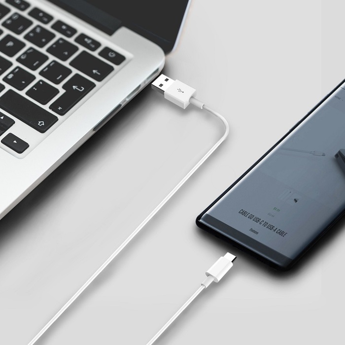 VogDUO | Cable Go 超耐用高速Type-C 3.0 To Type-A 傳輸充電線 (100cm)(典雅白)