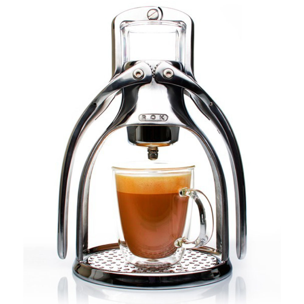 ROK 手壓咖啡機 ESPRESSO COFFEEMAKER(經典銀) 有.設計 uDesign