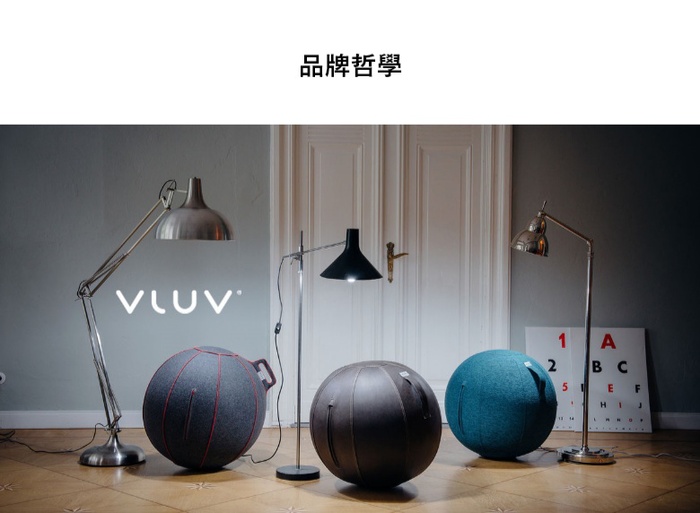 德國 VLUV 平衡球椅 工業碳灰