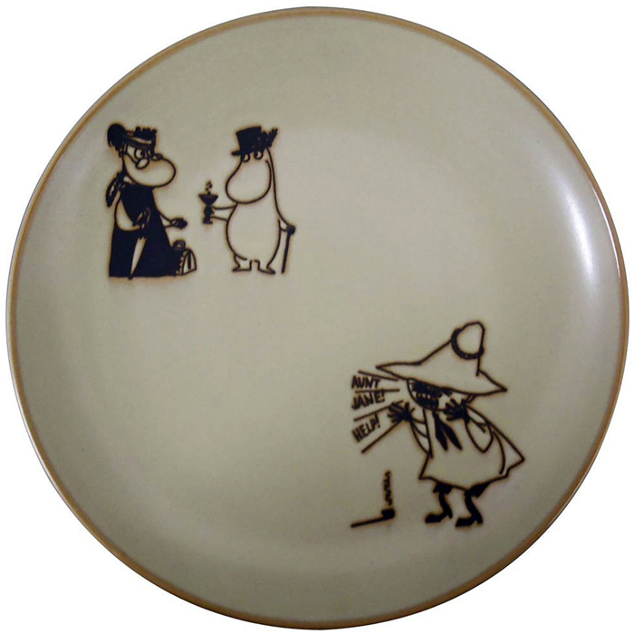 yamaka|MOOMIN嚕嚕米石漫系列-淺盤3入組