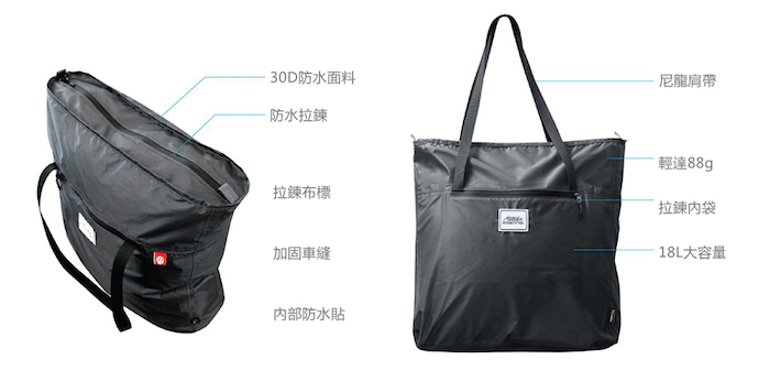 (複製)Matador|鬥牛士 Transit30 Duffel Bag 防水摺疊旅行袋 - 灰色