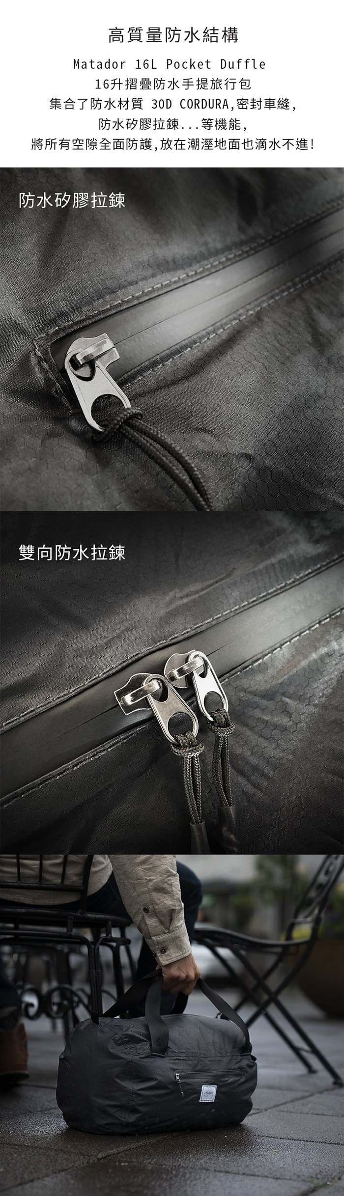 (複製)Matador|鬥牛士 Freefly 進階2.0款-16L 防水輕量背包 - 黑色
