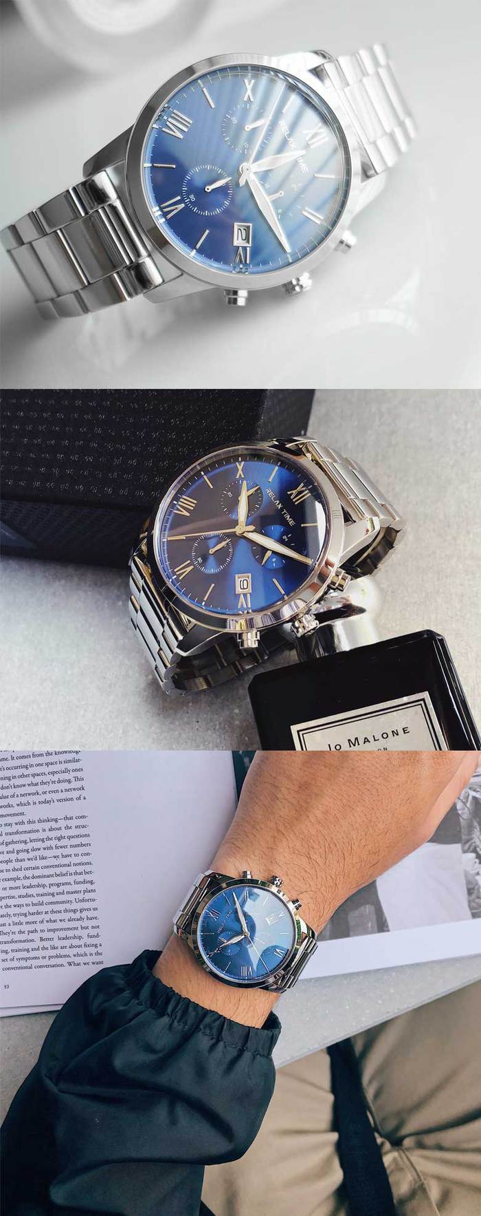 (複製)RelaxTime|重機風格 機械錶系列 (銀) 42mm