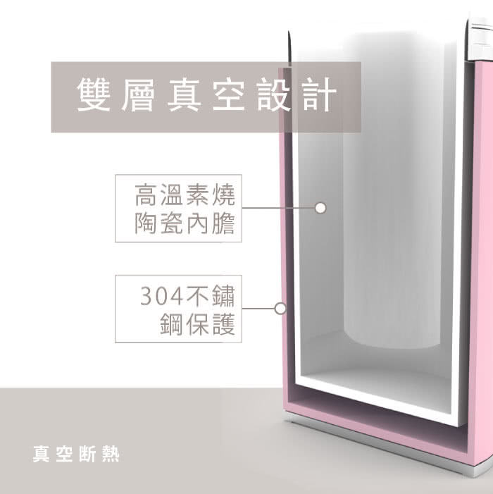 SWANZ|火炬陶瓷保溫杯(設計款)- 430ml - 灰鑽