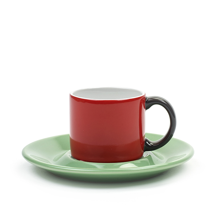 SERAX|Jansen+co ESPRESSO杯盤組-紅綠