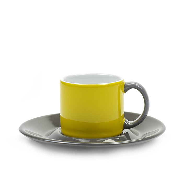 SERAX|Jansen+co ESPRESSO杯盤組-黃灰