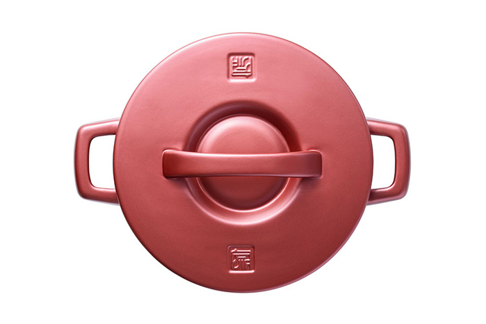 JIA品家|晶釉瓷 雙耳湯鍋24cm ─ 煙燻玫瑰金