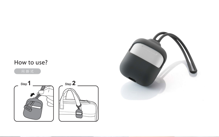 LT｜AirPods保護套組(吊繩+掛頸)