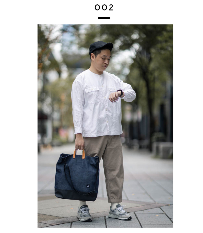 icleaXbag|簡約XL號真皮帆布購物袋