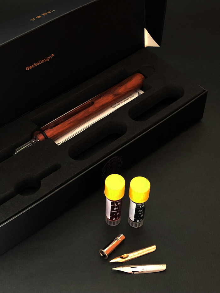 (複製)【集購】GeckoDesign |羽翼蘸水筆 x 墨器 手工文具組