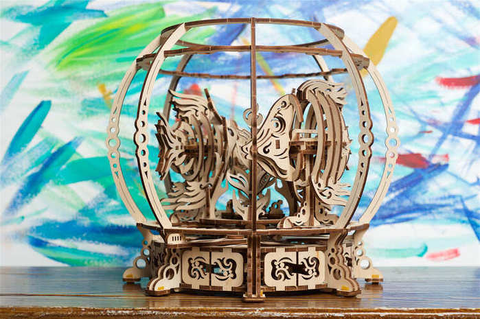 Ugears|自我推進模型 旋轉的海底樂園