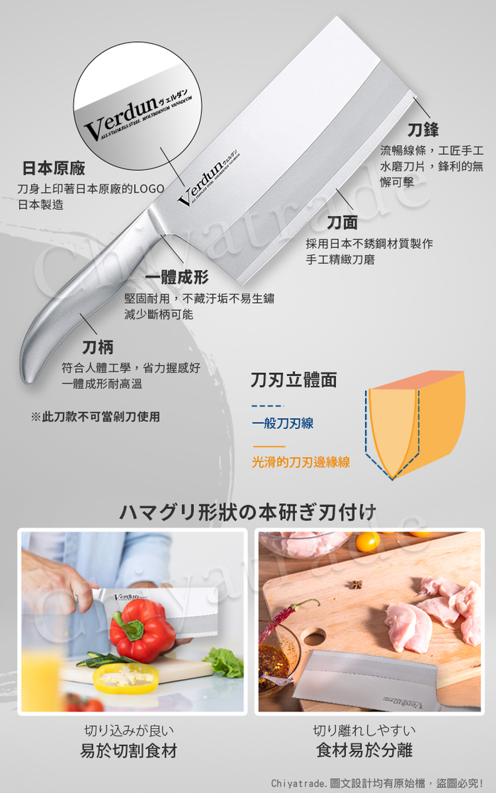 (複製)日本下村|精工淬湅一體成型不鏽鋼刀-2入組(三德刀+黑三德刀)