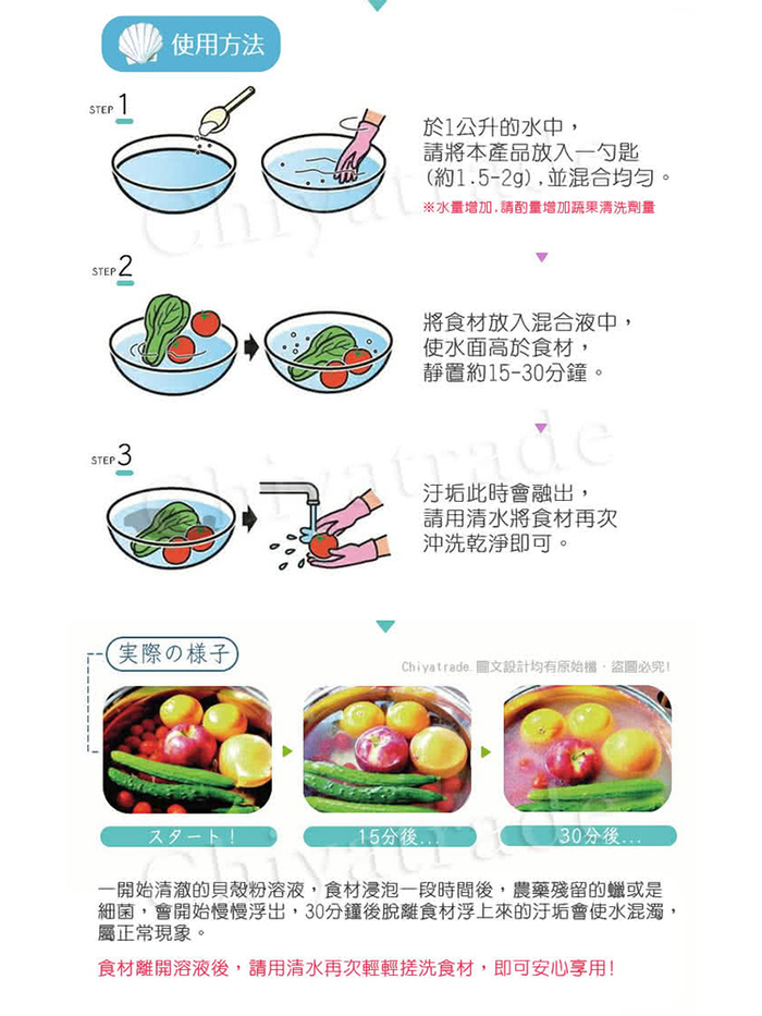 (複製)MENAGE|日本製 北海道扇貝 貝殼粉 實用4件組