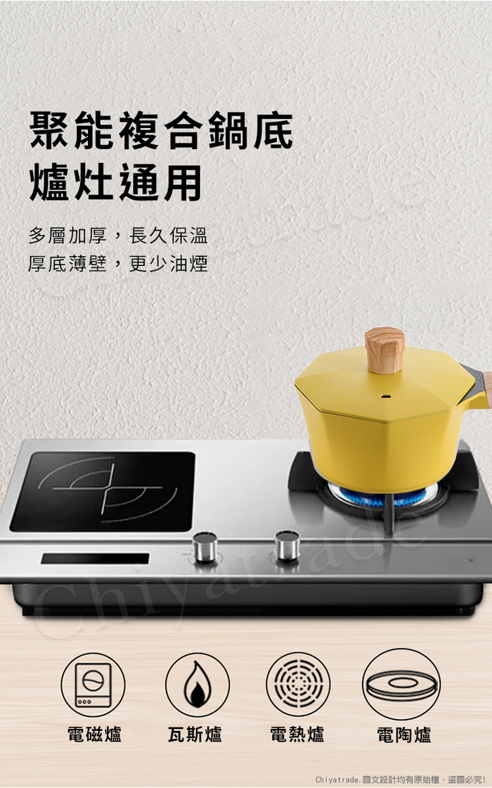 (複製)八角維京|奈米銀抗菌加工不沾鍋 IH全對應 贈原廠玻璃蓋 18cm奶鍋 (橄欖綠)