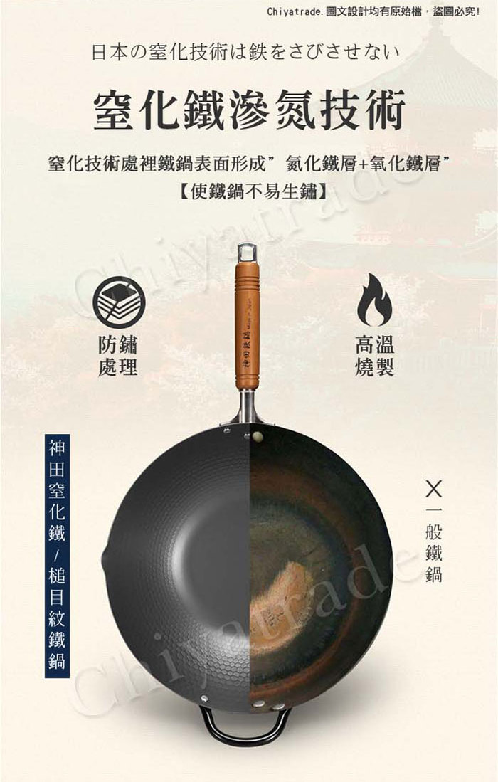 (複製)神田KANDA|日本製 443不銹鋼 槌目紋無塗層雪平鍋20cm