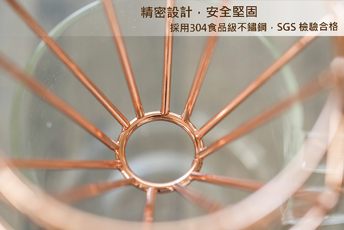 A-IDIO|鑽石咖啡濾杯(玫瑰金)