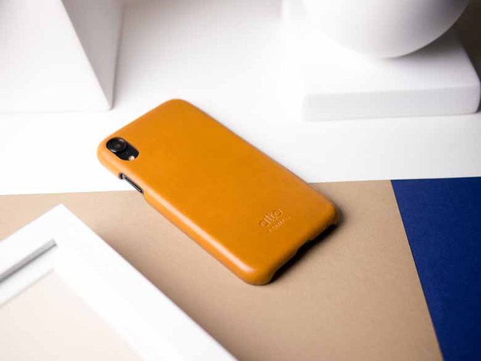 Alto|iPhone XR 皮革保護殼 Original (焦糖棕)