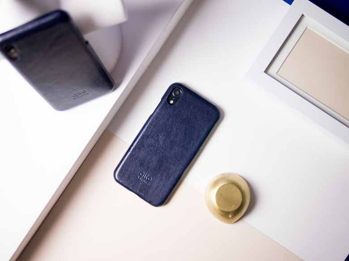 Alto|iPhone XR 皮革保護殼 Original (海軍藍)