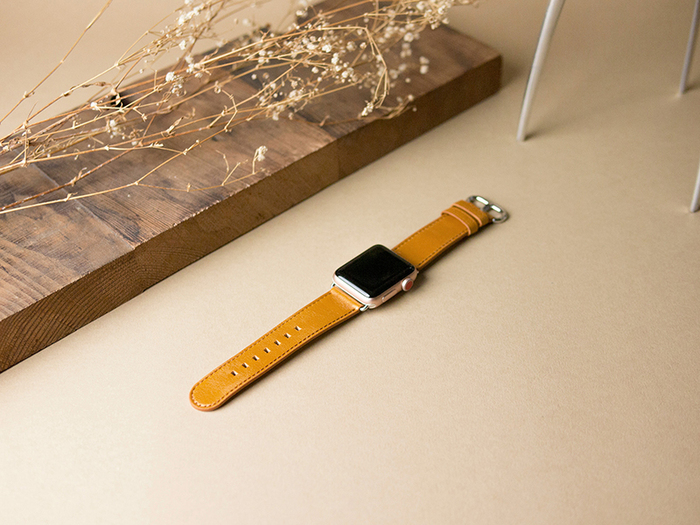 Alto|Apple Watch 皮革錶帶 38mm/40mm - 焦糖棕