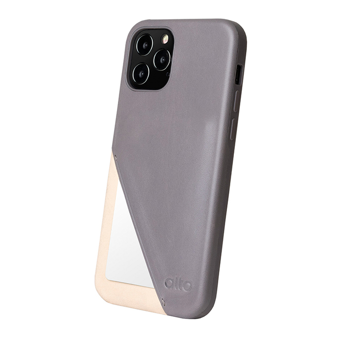 (複製)Alto|iPhone 12 Pro Max 6.7吋 插卡皮革手機殼背蓋 Metro (渡鴉黑)