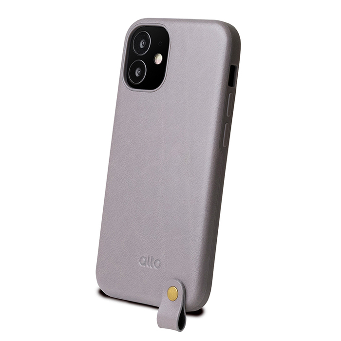 (複製)Alto|iPhone 12 mini 5.4吋 頸掛卡插皮革防摔手機殼Anello 360 - (焦糖棕) (附頸掛繩)
