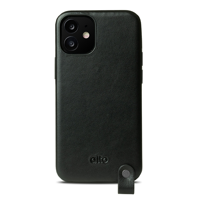 (複製)Alto|iPhone 12 mini 5.4吋 頸掛卡插皮革防摔手機殼Anello 360 - (森林綠) (附頸掛繩)