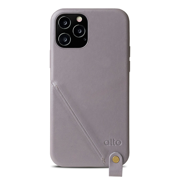 (複製)Alto|iPhone 12 /Pro 6.1吋 頸掛卡插皮革防摔手機殼Anello 360 - (焦糖棕) (附頸掛繩)