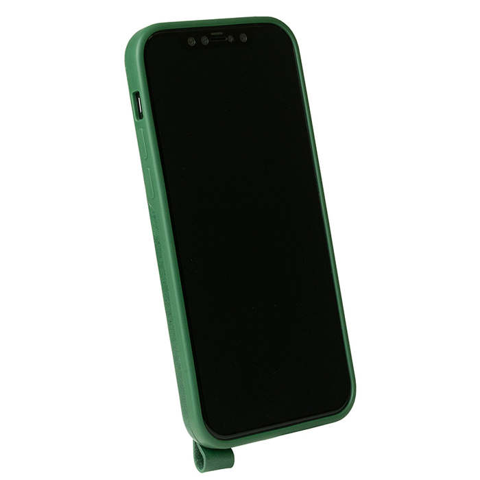(複製)Alto|iPhone 12 /Pro 6.1吋 頸掛卡插皮革防摔手機殼Anello 360 - (礫石灰) (附頸掛繩)