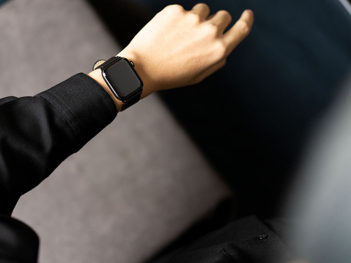 Alto|Apple Watch 皮革錶帶 38mm/40mm - 渡鴉黑