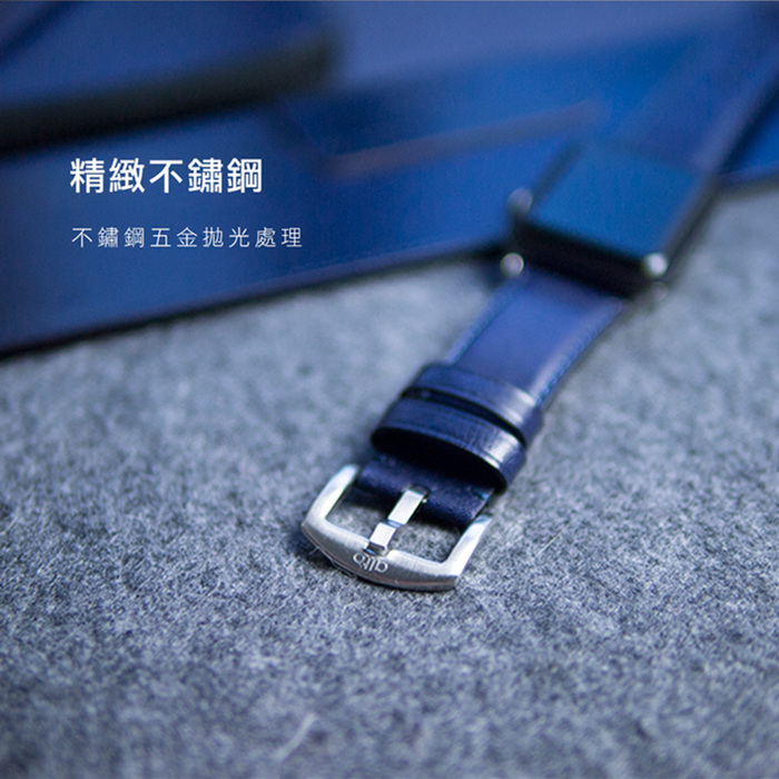 Alto|Apple Watch 皮革錶帶 42/44/45mm - 礫石灰 適用於 Apple Watch Series 7/6/SE/5/4/3/2/1
