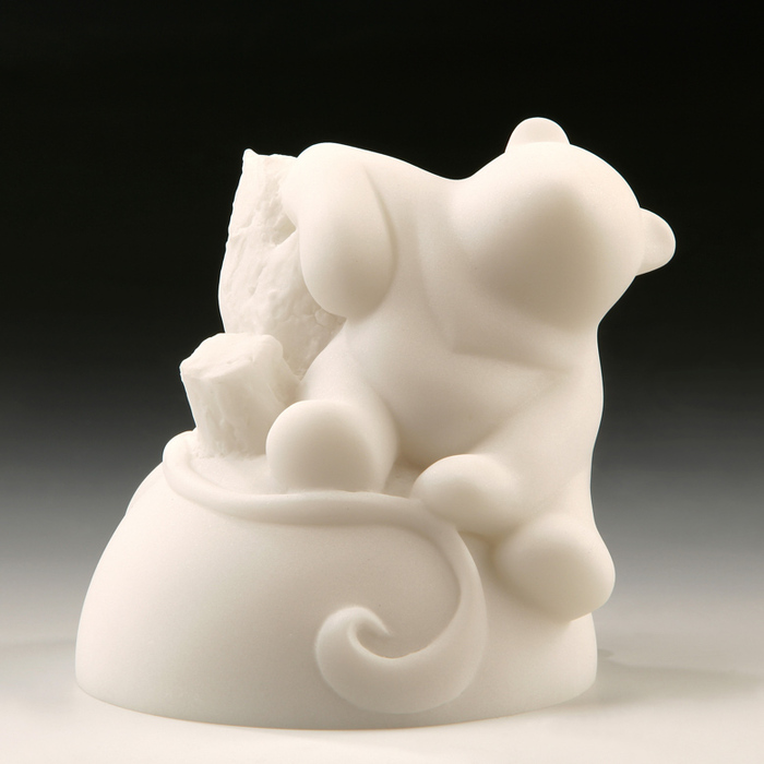 (複製)筌美術Gallery Chuan|石器時代‧盤古開天系列_《智尊》石雕