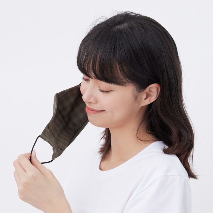 好我 so that′s me|純棉印花立體口罩 台灣製造 好好呼吸 格子組 (綠格紋+大藍格 一組兩入)
