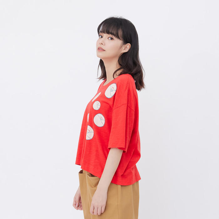 (複製)好我 so that′s me|花漾氣泡竹節棉寬版上衣/白 / Free Size