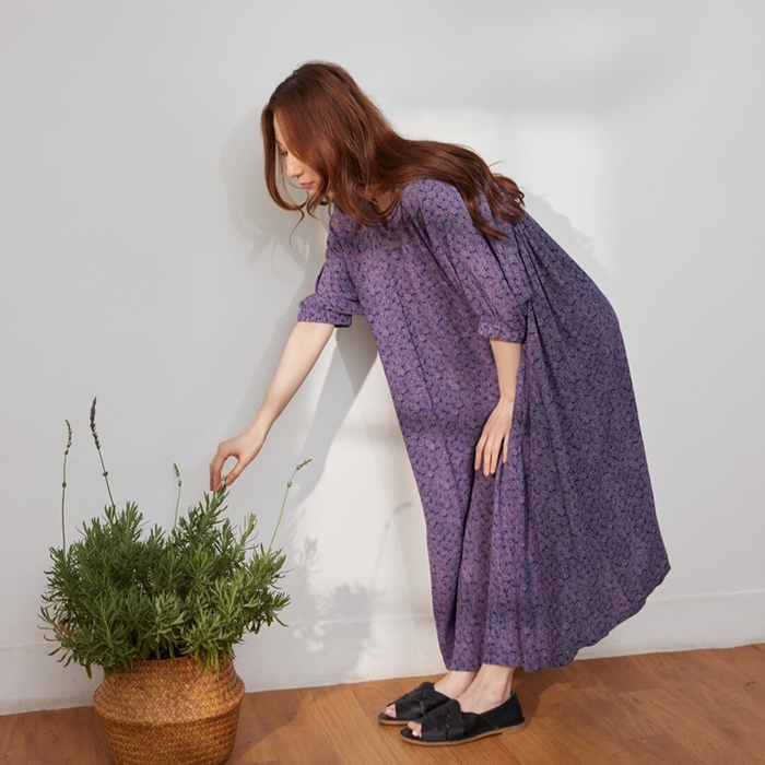(複製)好我 so that′s me|Fifi印花度假長洋裝綠格紋