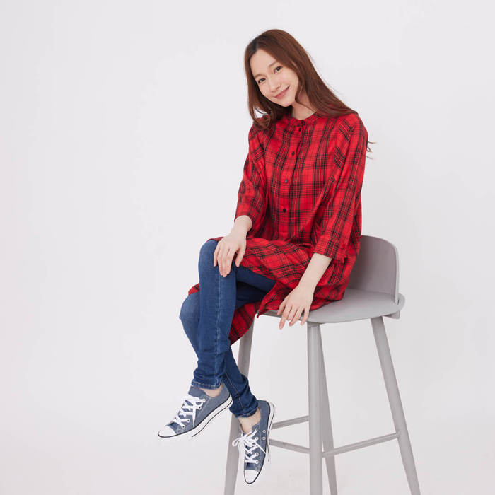 (複製)好我 so that′s me|Lauren圓領落肩羊毛混紡針織毛衣上衣/深綠 Free Size