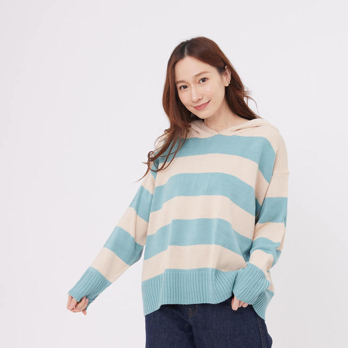 (複製)好我 so that′s me|Katy亨利領細格長版襯衫洋裝/深藍格紋 Free Size