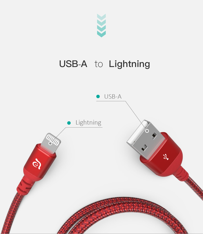 ADAM｜PeAk III Lightning Cable 300B 金屬編織傳輸線 (300cm)