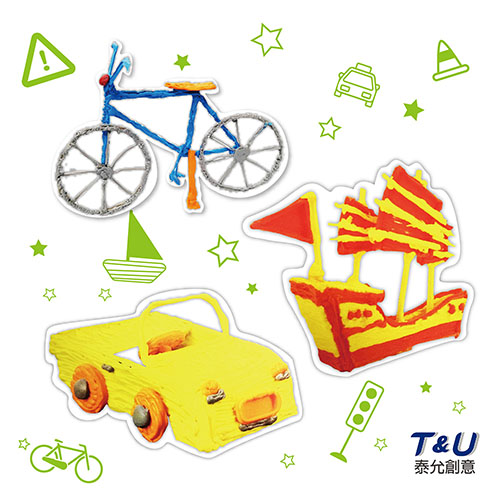 3Doodler|Start 3D列印筆模具組 VEHICLE