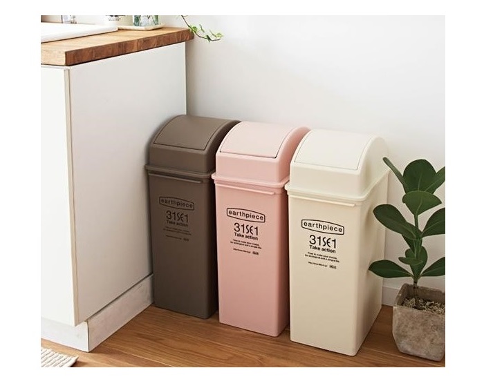 (複製)LIKE IT｜earthpiece 前開式可堆疊垃圾桶25L - 共四色