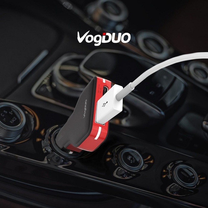 VogDUO | Charger Go 超高速57W筆電手機多功能PD車充(經典黑)(附高級Type-C線)