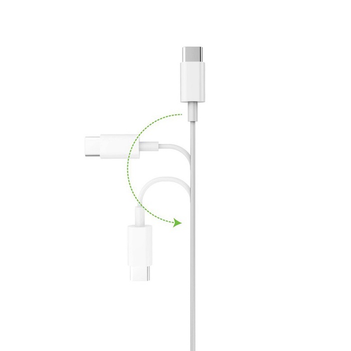VogDUO | Cable Go 高速Type-C 2.0 To C 2.0傳輸充電線 (75cm)(經典黑)