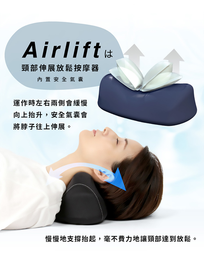 【預購】PROIDEA|Airlift 頸部伸展放鬆按摩器