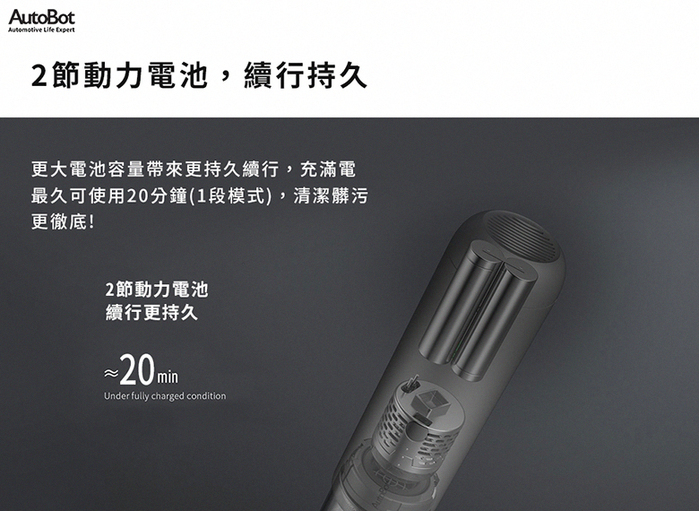 【集購】Autobot|5in1暴風輕巧無線居家車用吸塵器(全套組)(V-Mini-Max)