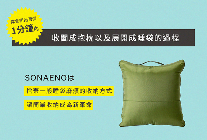 【集購】PROIDEA|SONAENO 多功能抗菌防臭舒適睡袋