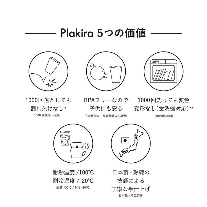 PLAKIRA 摔不破的超美透明杯|五入禮盒組