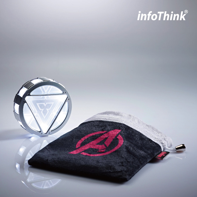 InfoThink|鋼鐵人反應爐行動電源5000mAh-Hub精裝版